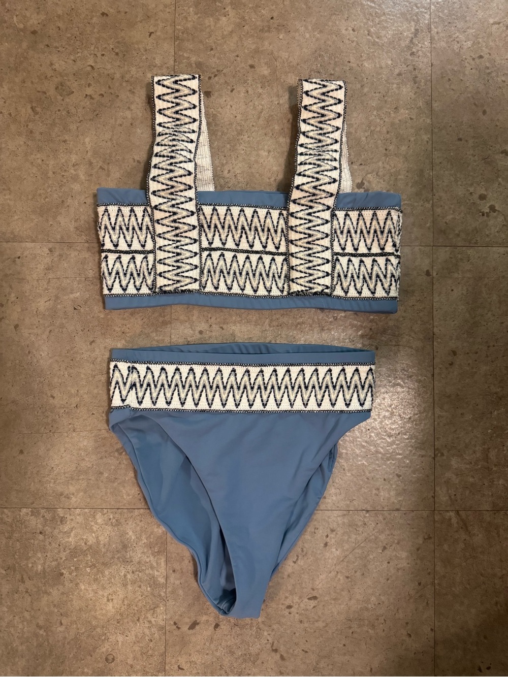 Elysiian Blue Catalina high waisted swimsuit bottoms